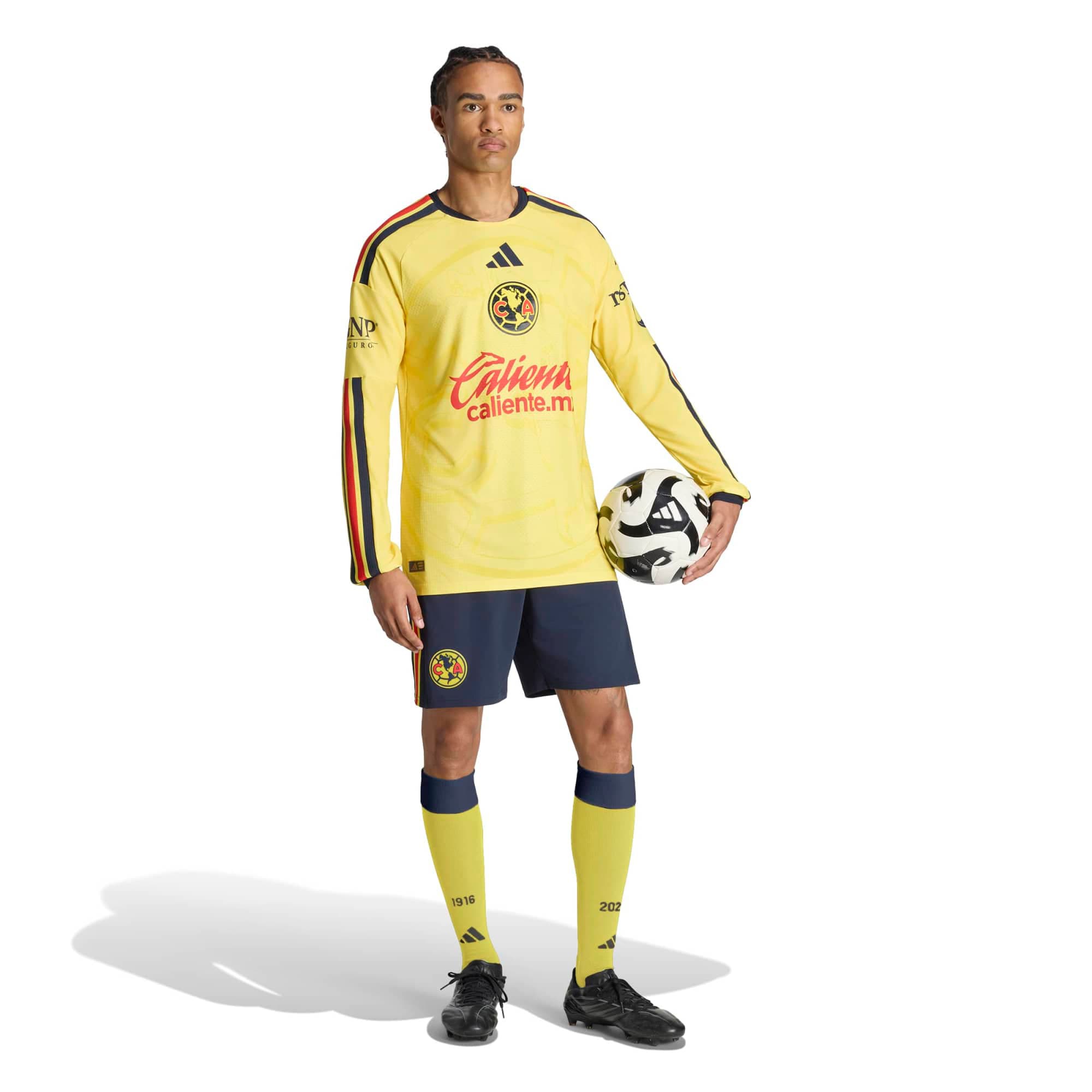 Club America 2026/27 Home On-Field Long Sleeve Jersey - Yellow
