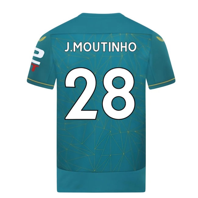2022-2023 Wolves Away Shirt (J.MOUTINHO 28) — Buy Online