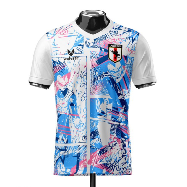 Japan Dragon Ball Z Heritage Football Jersey (Wolvate) Kids Short Sleeve (Endo 6) — Buy Online
