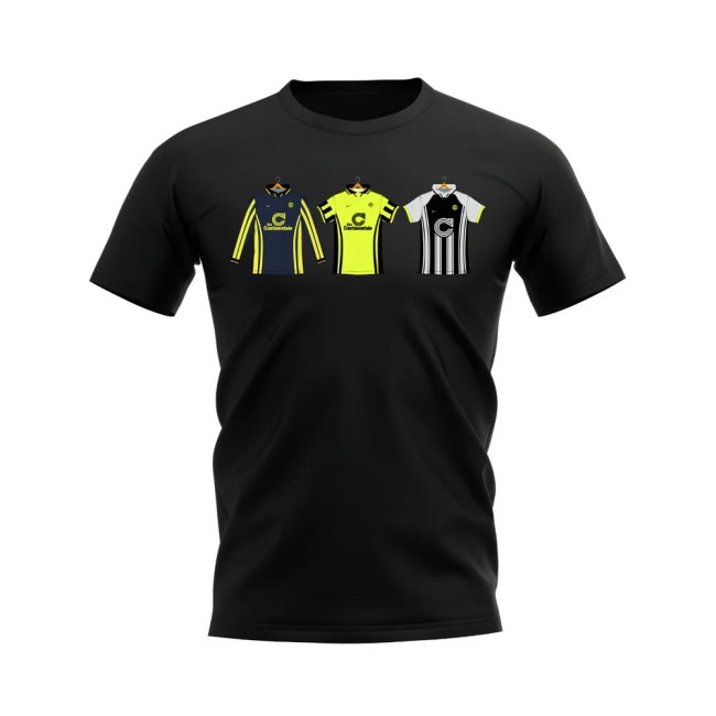 Dortmund 1996-1997 Retro Shirt T-shirt (Black) (Bellingham 22) — Buy Online