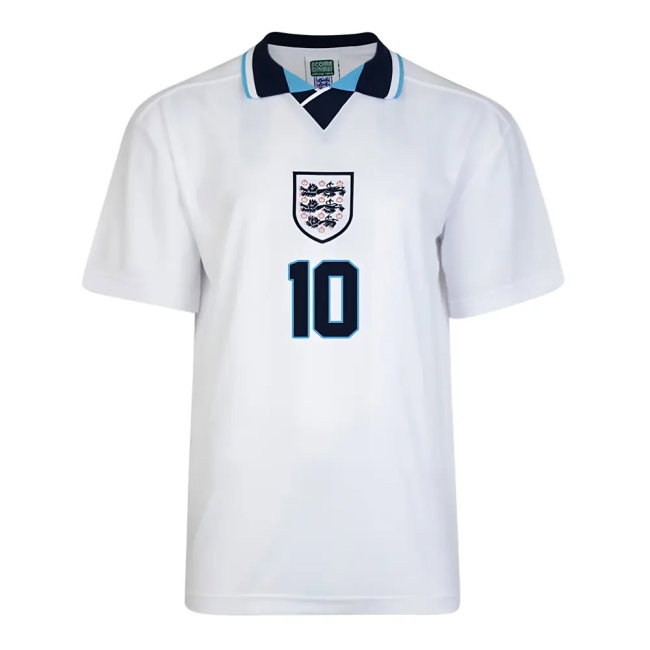 Score Draw England Euro 1996 Home Shirt (Sheringham 10) — Shop Now