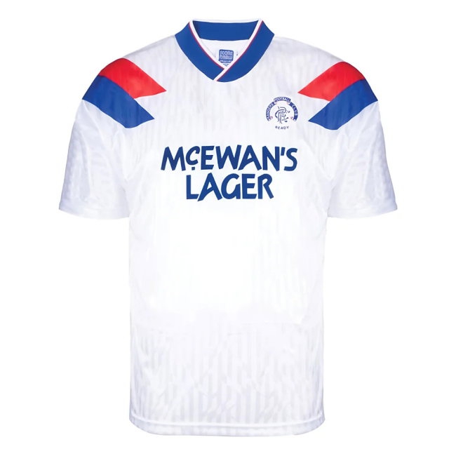 Rangers 1990 Away Retro Football Shirt (Ferguson 8) — Buy Online