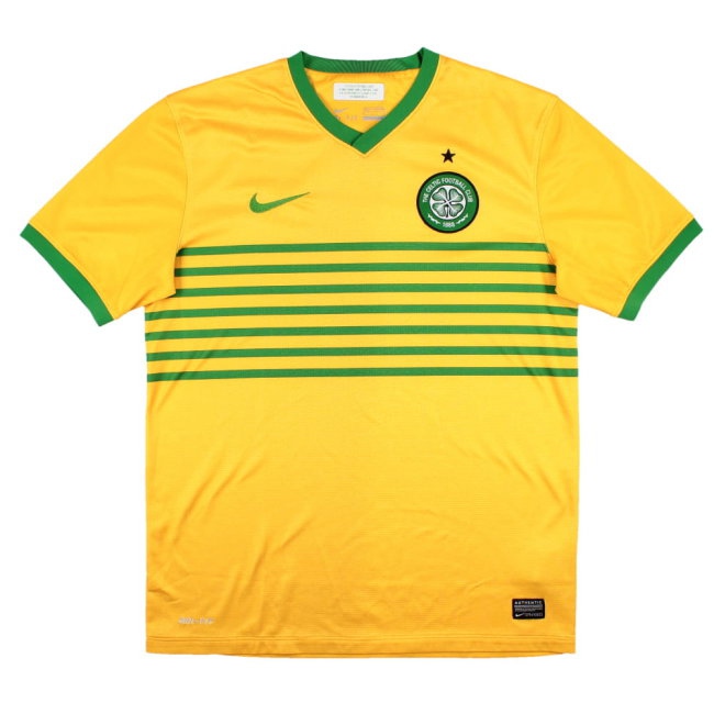 Celtic 2013-14 Away Shirt (Sponsorless) (XL Boys) (Good) (Brown 8) — Buy Now