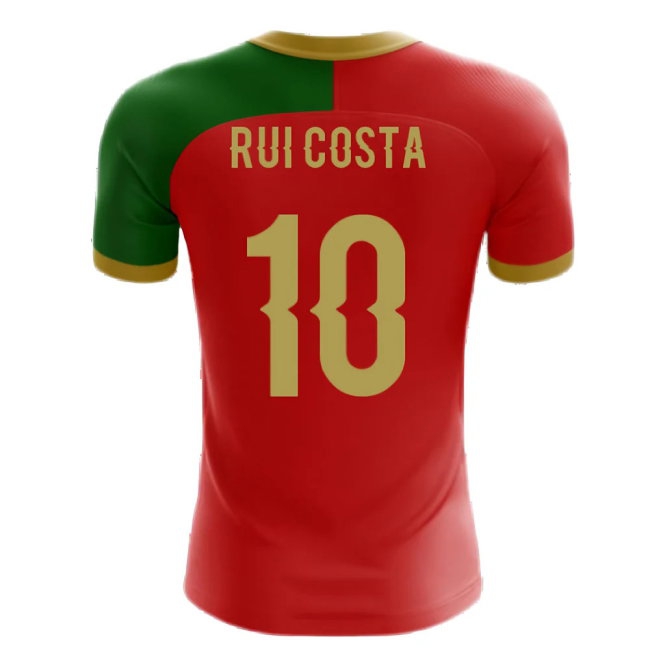 2025-2026 Portugal Flag Home Concept Football Shirt (Rui Costa 10) — Buy Now
