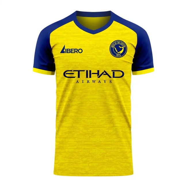 Al-Nassr 2025-2026 Home Concept Football Kit (Libero) - Kids (Long Sleeve) (Ronaldo 7) — Shop Online