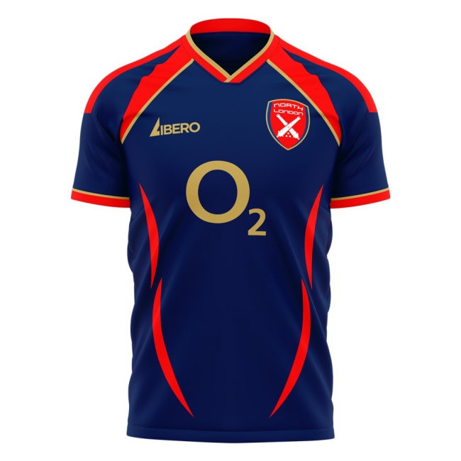 North London Reds 2006 Style Away Concept Shirt (Libero) (Bergkamp 10) — Buy Now