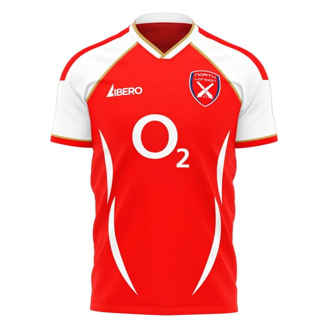 North London Reds 2006 Style Home Concept Shirt (Libero) (Rosicky 7) — Buy Now