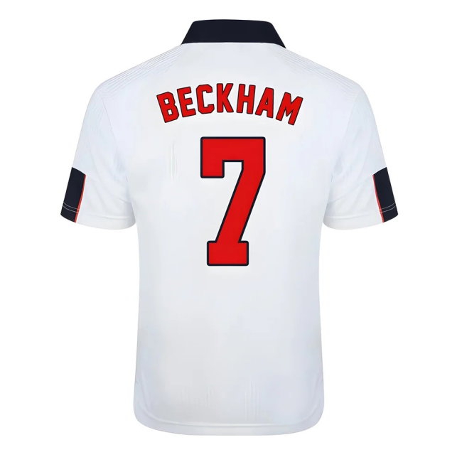Score Draw England World Cup 1998 Home Shirt (Beckham 7) — Buy Online