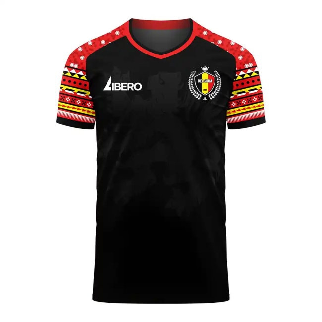 Belgium 2025-2026 Away Concept Football Kit (Libero) (E HAZARD 10) — Shop Now