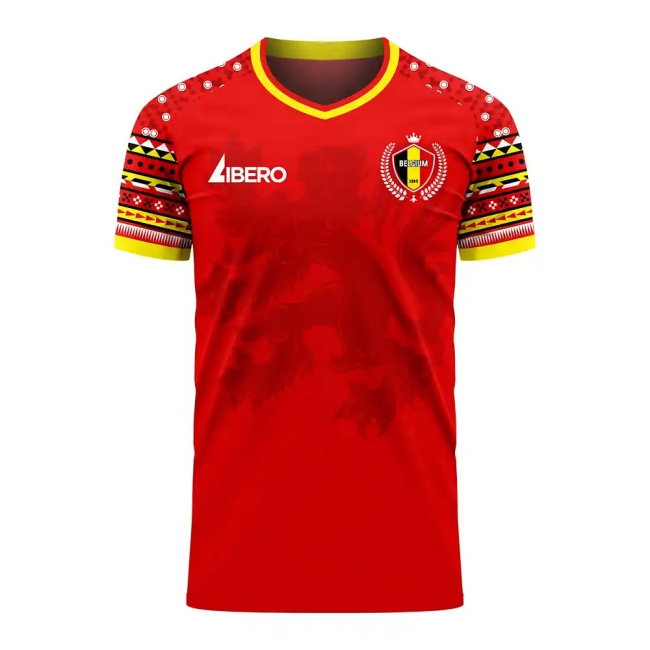 Belgium 2025-2026 Home Concept Football Kit (Libero) (TIELEMANS 8) — Buy Online