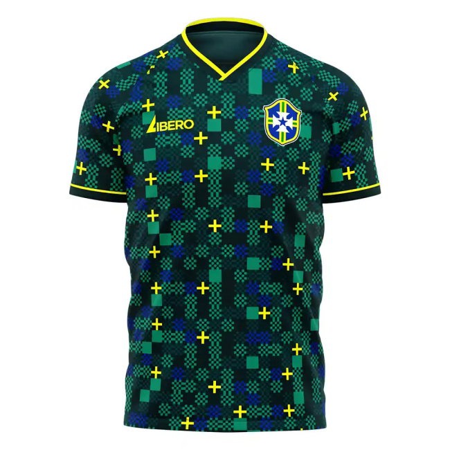 Brazil 2025-2026 Third Concept Football Kit (Libero) (G JESUS 9) — Shop Online
