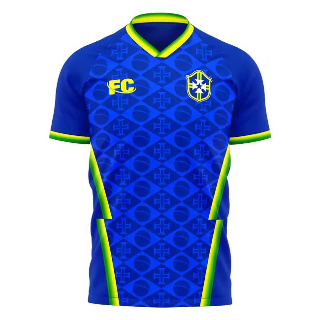 Brazil 2021-2022 Away Concept Football Kit (Fans Culture) (SOCRATES 8) — Shop Now
