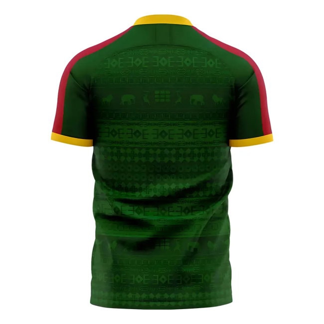 Cameroon 2025-2026 Home Concept Football Kit (Libero) (ABOUBAKAR 10) — Buy Now