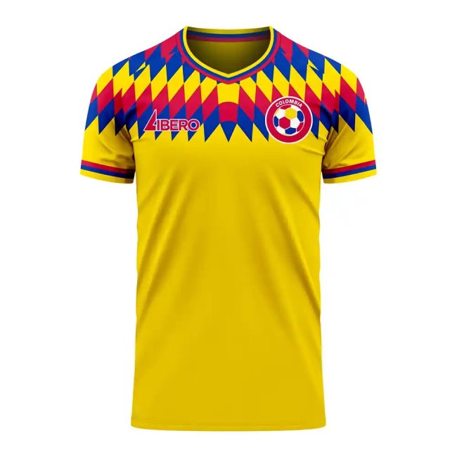 Colombia 2025-2026 Home Concept Football Kit (Libero) (J LERMA 16) — Buy Online