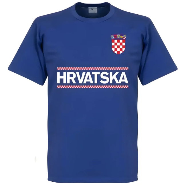 Croatia Team T-Shirt - Royal (MODRIC 10) — Buy Now