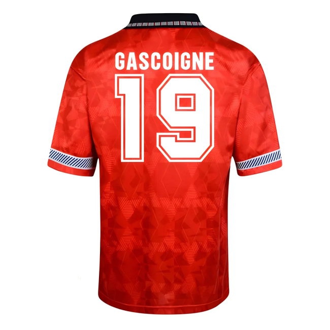 Score Draw England World Cup 1990 Away Shirt (Gascoigne 19) — Shop Now