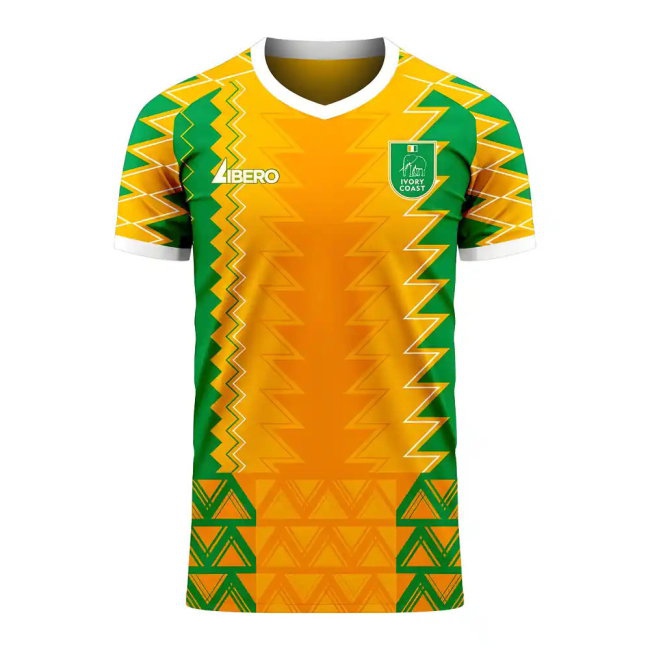 Ivory Coast 2025-2026 Home Concept Football Kit (Libero) (KOLO TOURE 4) — Buy Now