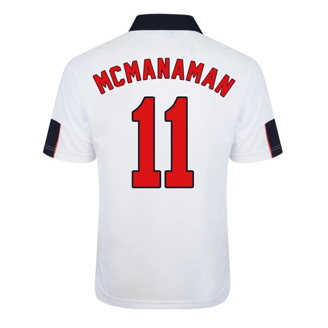 Score Draw England World Cup 1998 Home Shirt (McManaman 11) — Shop Now