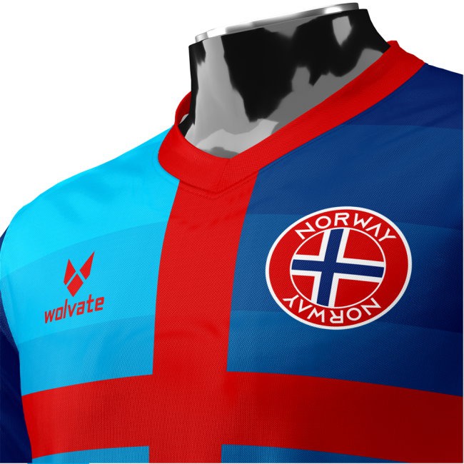 Norway Heritage Football Jersey (Wolvate) Adult Short Sleeve (Berge 8) — Shop Now