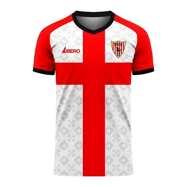 Seville 2025-2026 Home Concept Football Kit (Libero) (RAKITIC 10) — Shop Now
