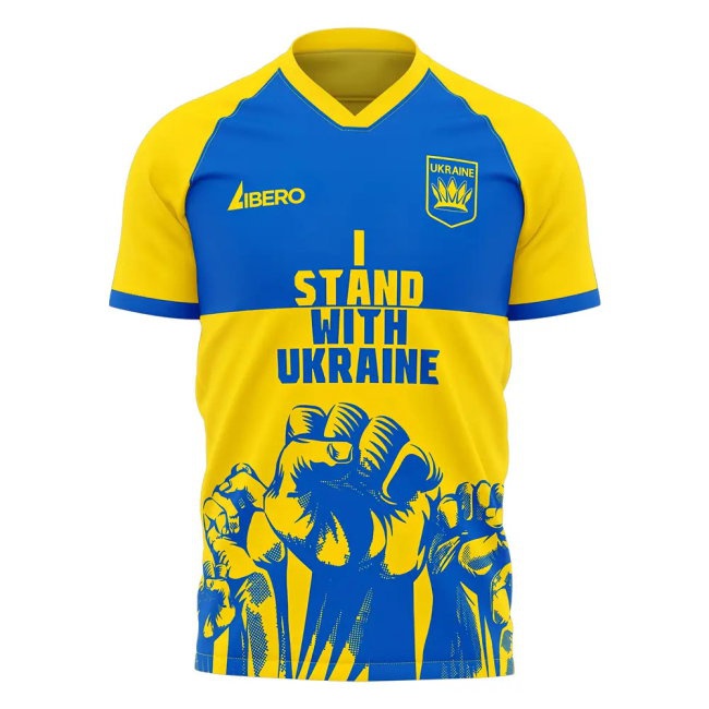I Stand With Ukraine Concept Football Kit (Libero) (ZELENSKYY 1) — Shop Online