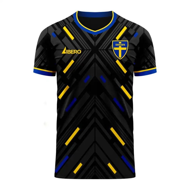 Sweden 2025-2026 Away Concept Football Kit (Libero) (IBRAHIMOVIC 10) — Buy Online