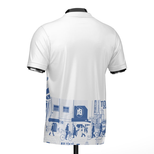 Japan Tokyo Heritage Football Jersey Blue (Wolvate) Adult Short Sleeve (Maeda 11) — Shop Online