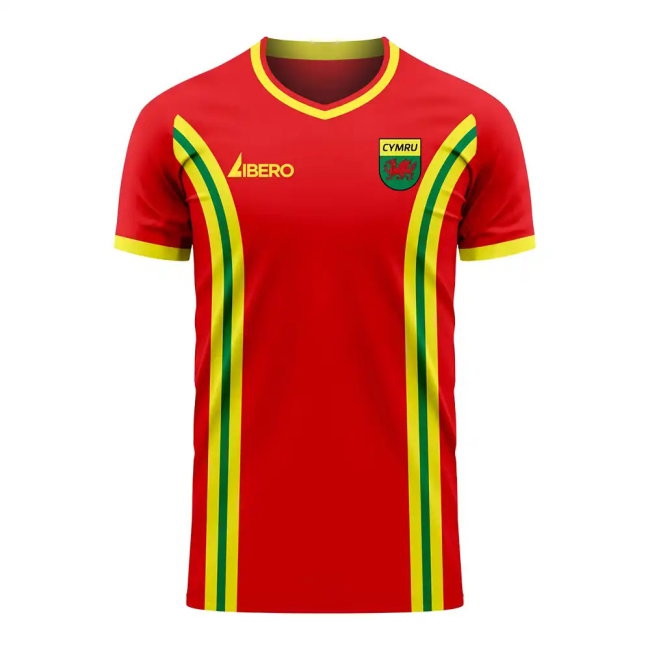 Wales 2025-2026 Home Concept Football Kit (Libero) (RUSH 9) — Shop Online