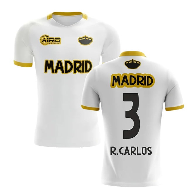 2025-2026 Madrid Concept Training Shirt (White) (R.CARLOS 3) — Buy Online