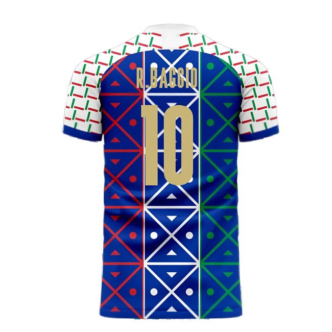 Italy 2025-2026 Renaissance Home Concept Football Kit (Libero) (R.BAGGIO 10) — Shop Online
