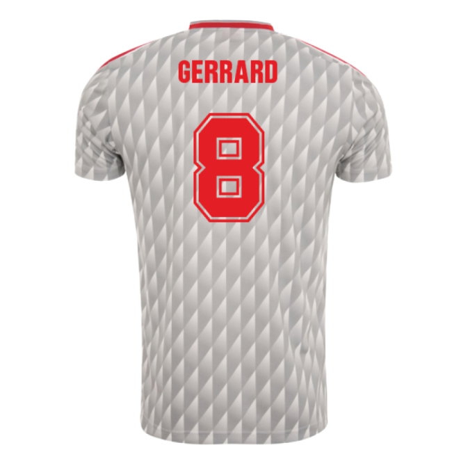 1989-1991 Liverpool Away Candy Retro Shirt (GERRARD 8) — Buy Online