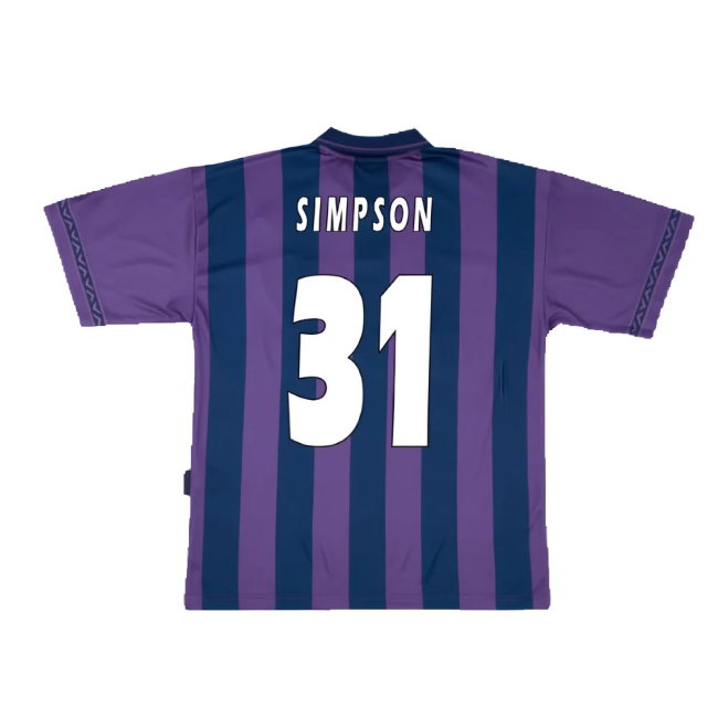 1995-1996 Tottenham Away Pony Retro Shirt (Simpson 31) — Shop Online