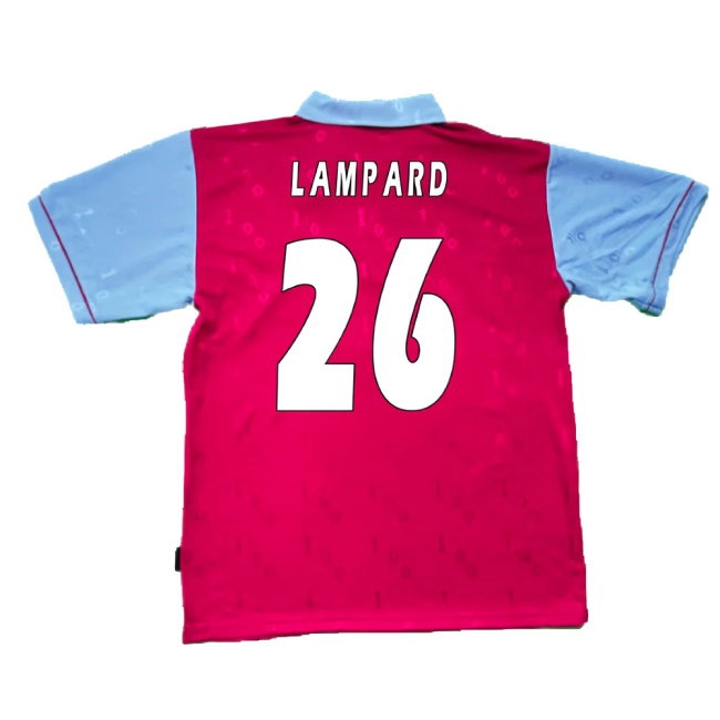 1995-1996 West Ham Centenary Pony Home Shirt (Lampard 26) — Buy Online