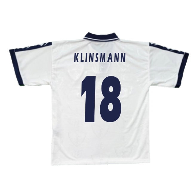 1995-1997 Tottenham Home Pony Shirt (Klinsmann 18) — Buy Online