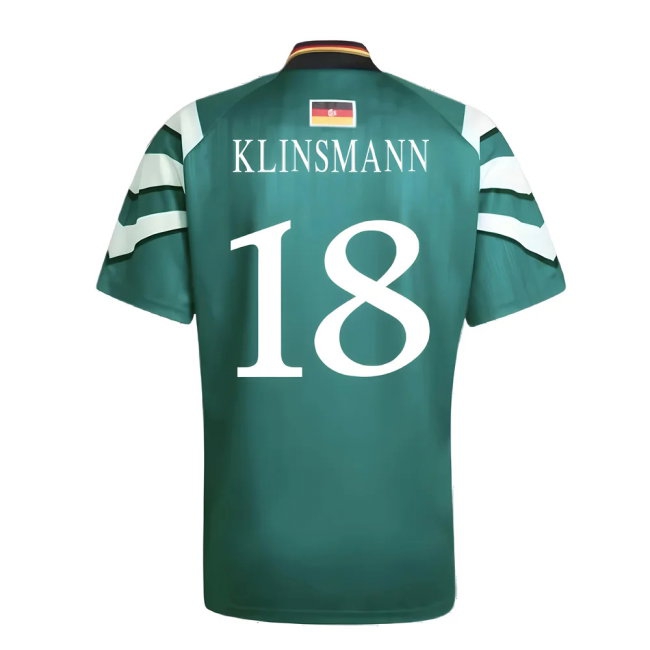 1996 Germany Euro 96 Away Shirt (Klinsmann 18) — Buy Now