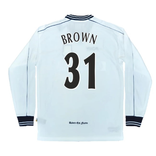 1997-1999 Tottenham Home LS Pony Retro Shirt (Brown 31) — Shop Now