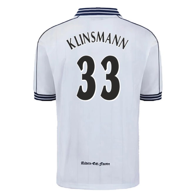 1997-1999 Tottenham Home Pony Retro Shirt (Klinsmann 33) — Buy Online