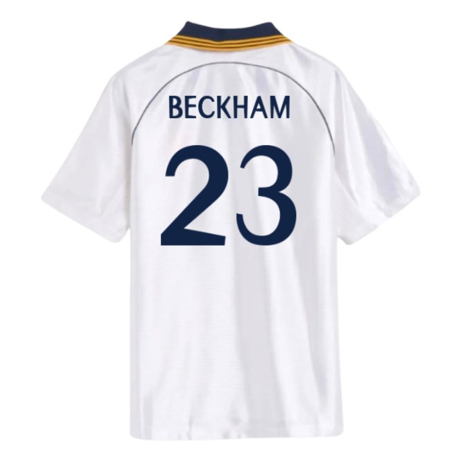 1998-2000 Real Madrid Reissue Home Shirt (Beckham 23) — Shop Now