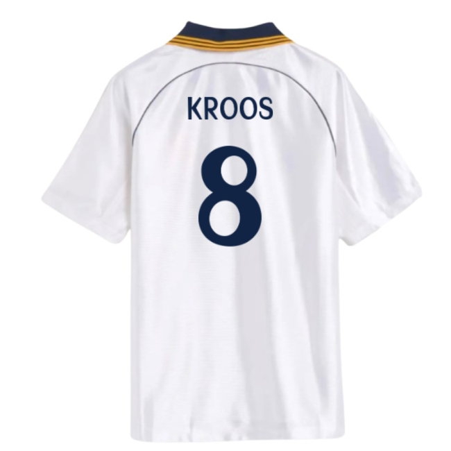 1998-2000 Real Madrid Reissue Home Shirt (Kroos 8) — Buy Now