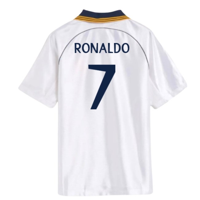 1998-2000 Real Madrid Reissue Home Shirt (Ronaldo 7) — Shop Online