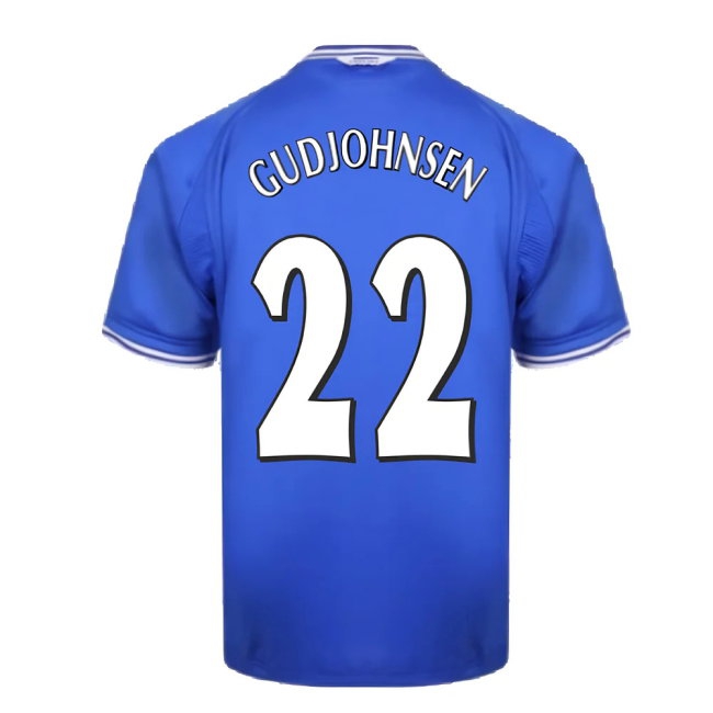 2000-2001 Chelsea Home Shirt (GUDJOHNSEN 22) — Buy Now