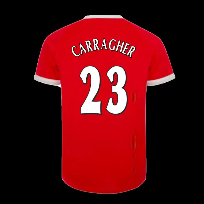 2001-2003 Liverpool Retro Euro Home Shirt (CARRAGHER 23) — Shop Now