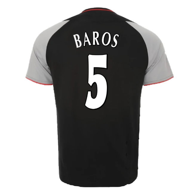 2002-2003 Liverpool Away Retro Shirt (Baros 5) — Buy Now