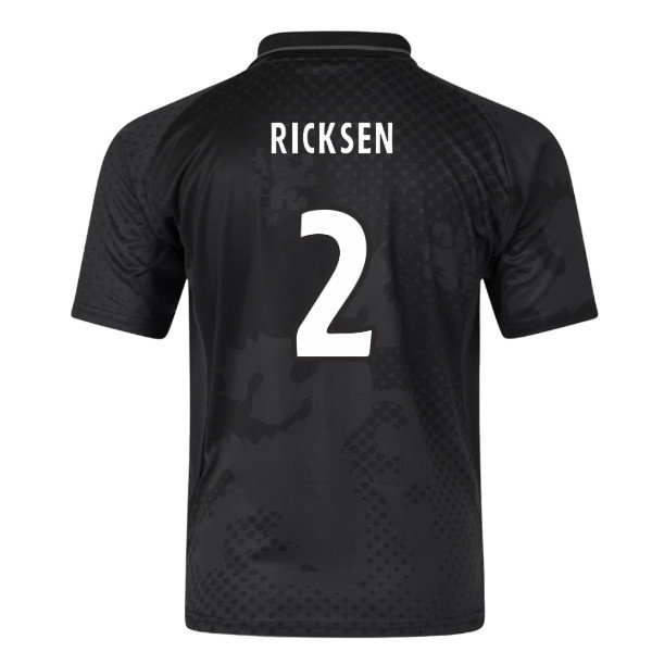 2002-2003 Rangers Retro Home Blackout Shirt (Ricksen 2) — Shop Online