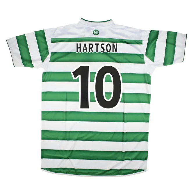 2003-2004 Celtic Retro Home Shirt (Hartson 10) — Buy Online