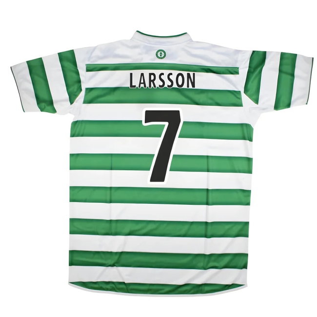 2003-2004 Celtic Retro Home Shirt (Larsson 7) — Shop Online