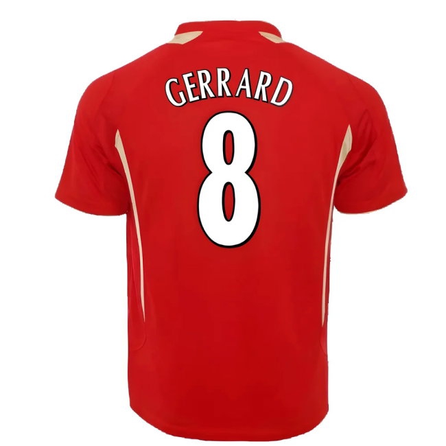 2005-2006 Liverpool Home CL Retro Shirt (GERRARD 8) — Shop Now