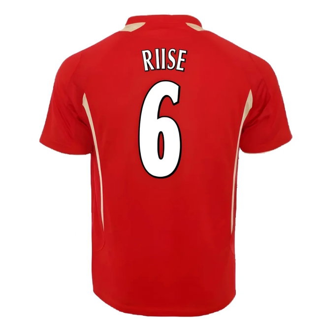 2005-2006 Liverpool Home CL Retro Shirt (Riise 6) — Shop Now
