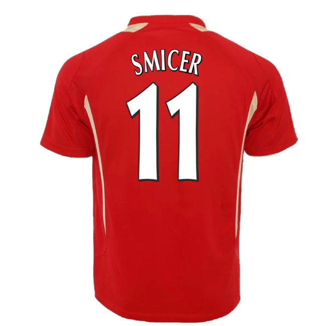 2005-2006 Liverpool Home CL Retro Shirt (Smicer 11) — Buy Online