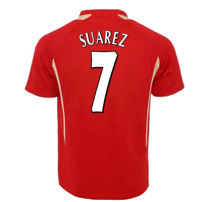 2005-2006 Liverpool Home CL Retro Shirt (SUAREZ 7) — Shop Online